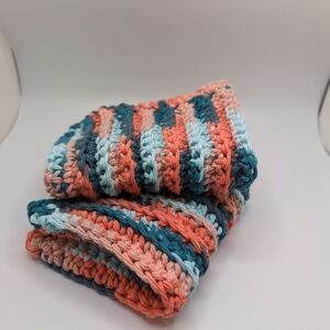 💞2/$20HAND CRAFTED Crocheted All Purpse 100% Cotton Reusable Bath or Dish Cloth